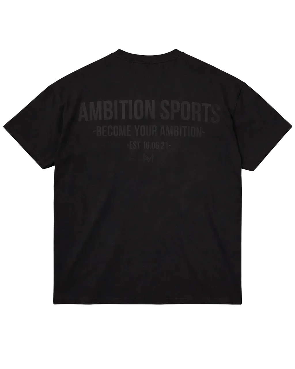 विकसित टी-शर्ट - काला