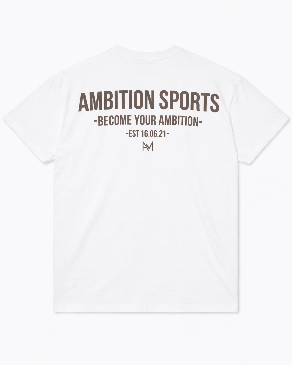 Evolve T-Shirt - Taupe / White