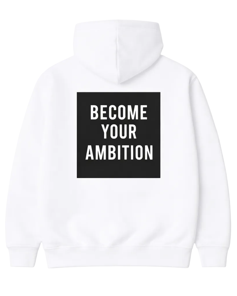 Statement Hoodie - White