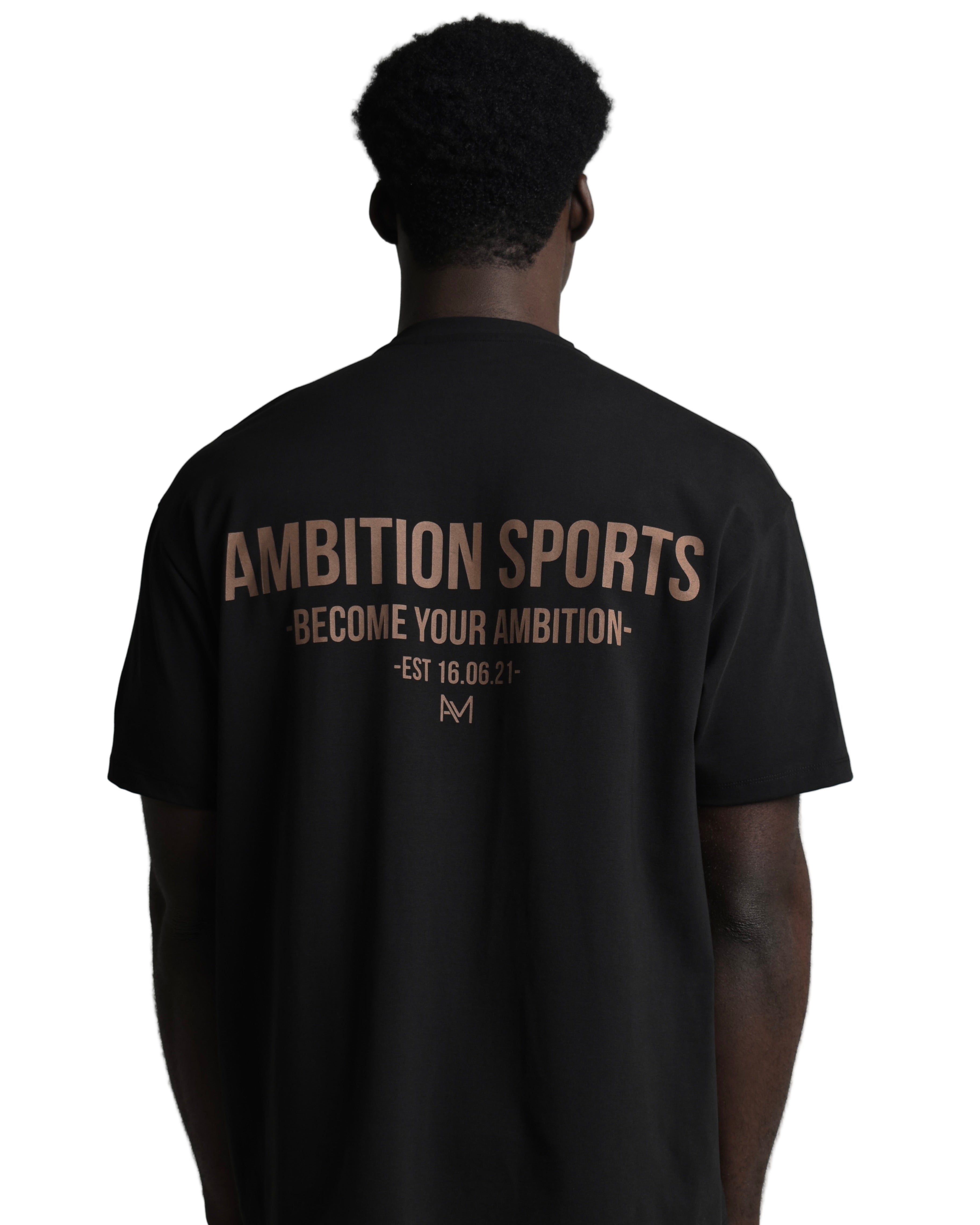 Evolve T-Shirt - Taupe / Black