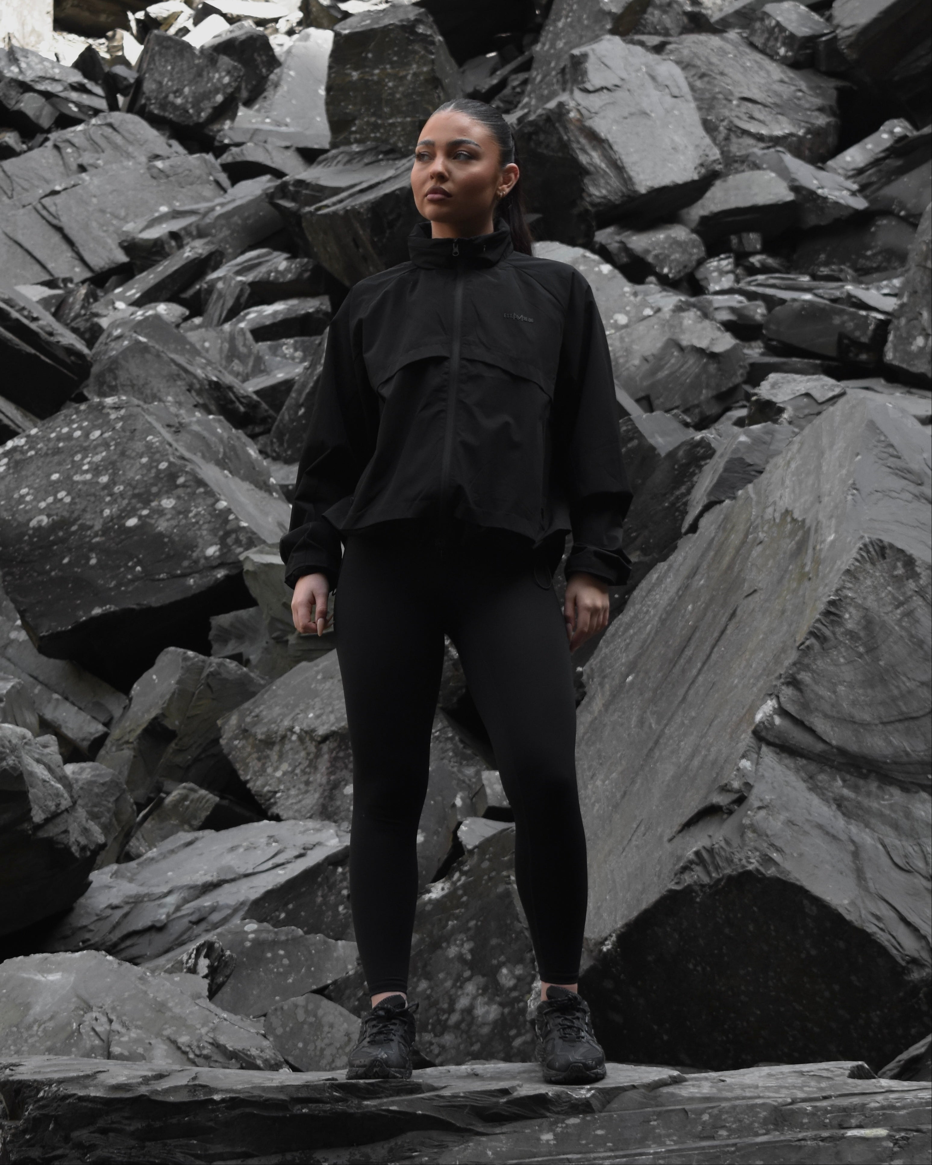 Impact Tech Track Jacket - Black