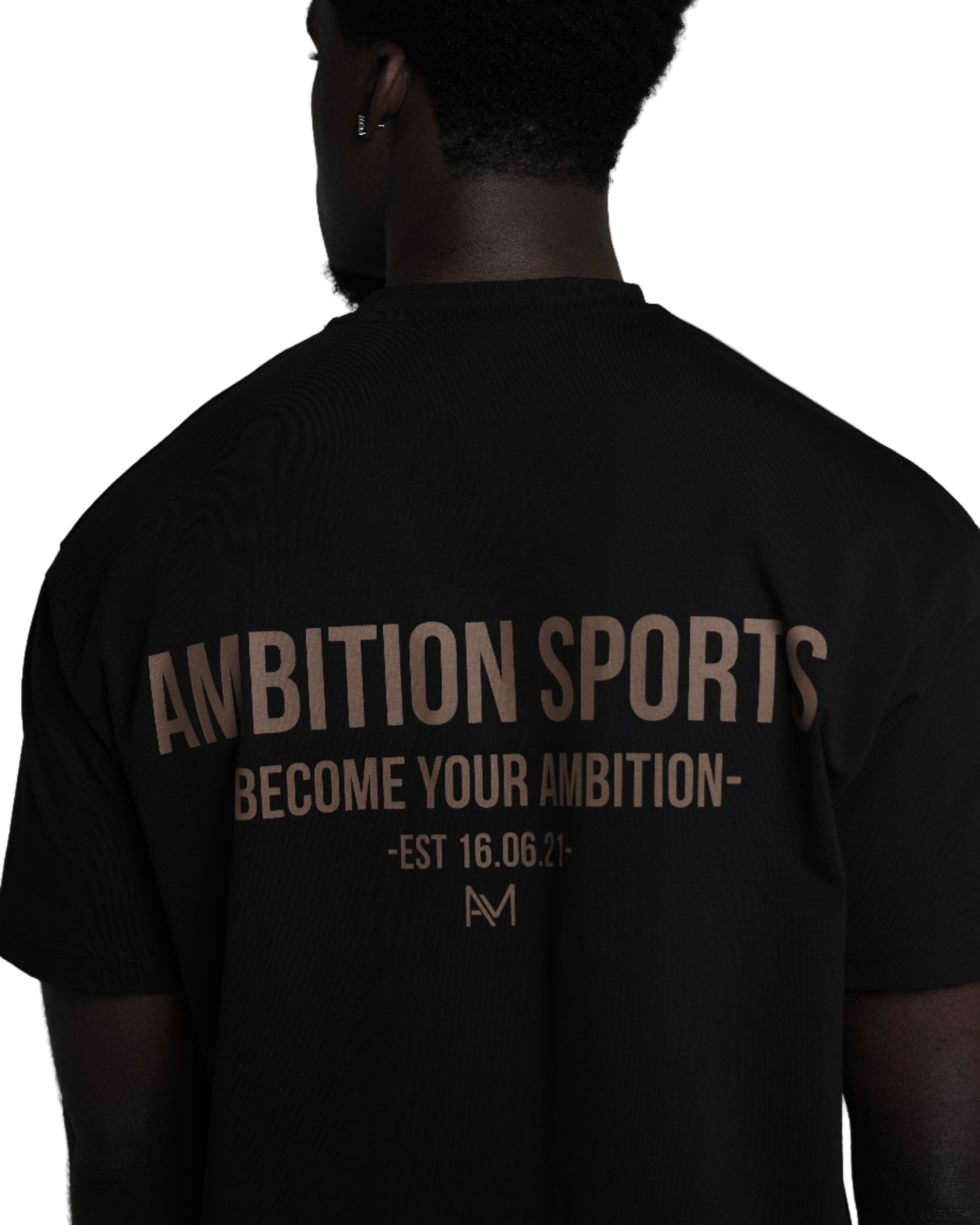 Evolve T-Shirt - Taupe / Black