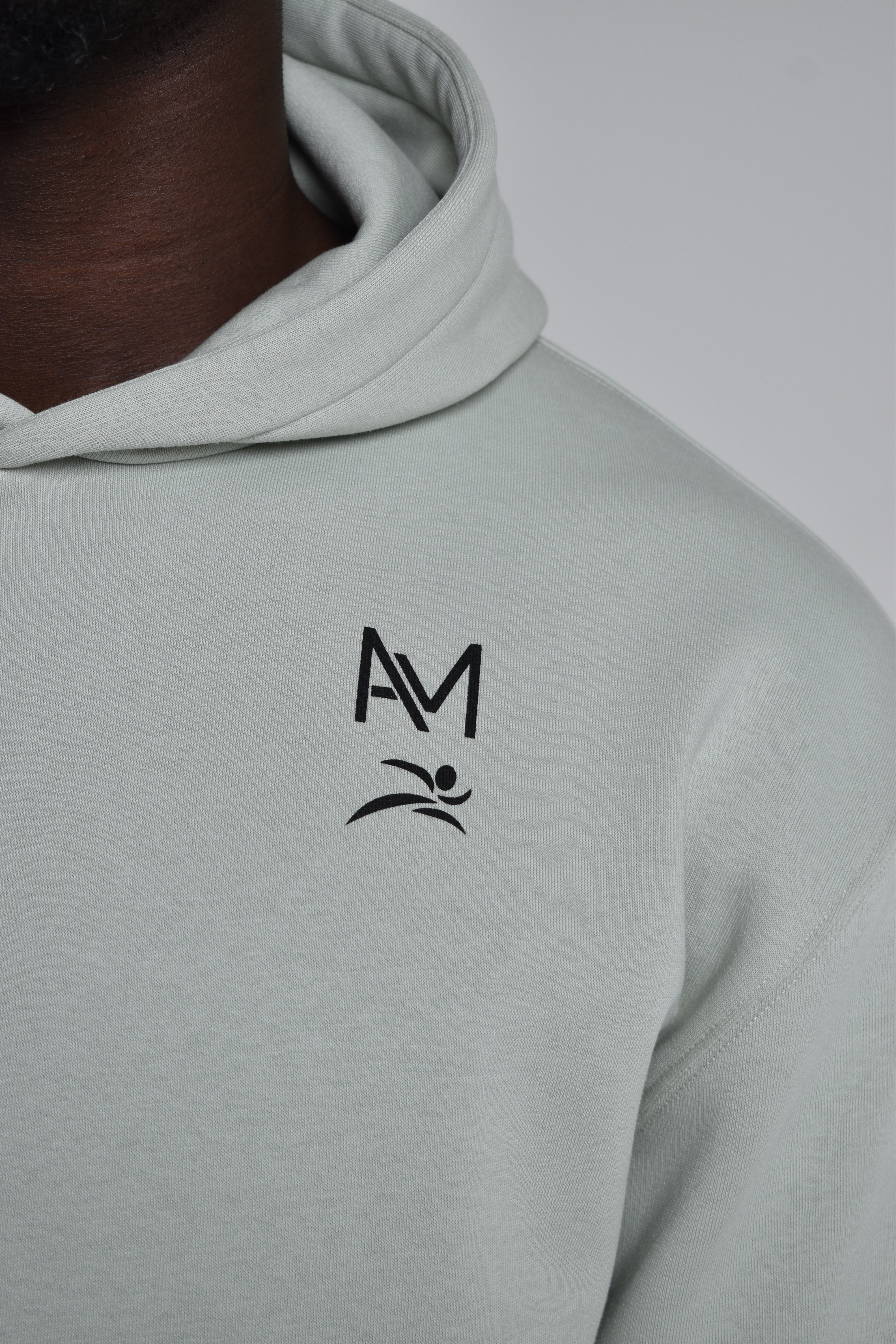 Ambition x Fitbox Hoodie - Ash Grey