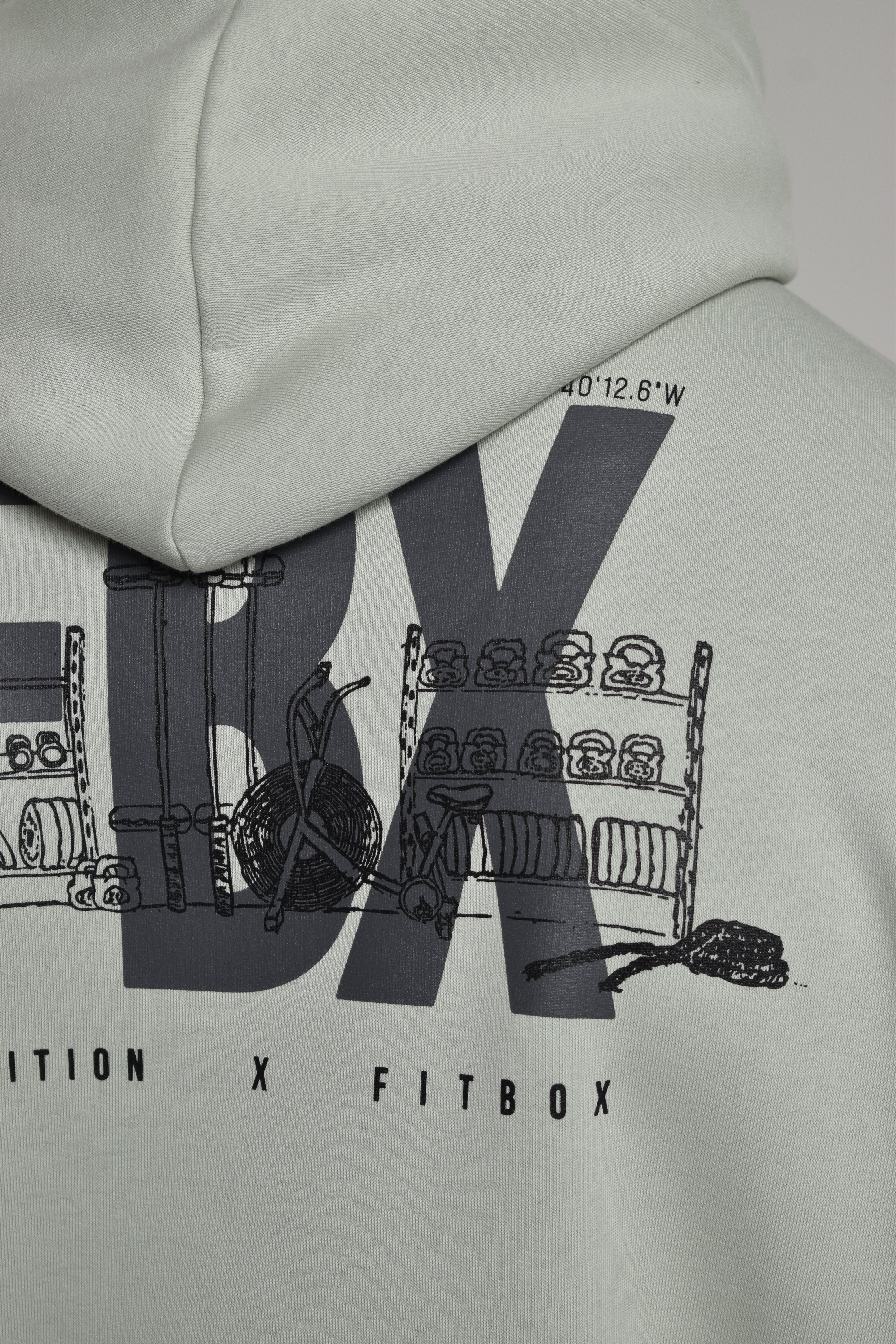 Ambition x Fitbox Hoodie - Ash Grey