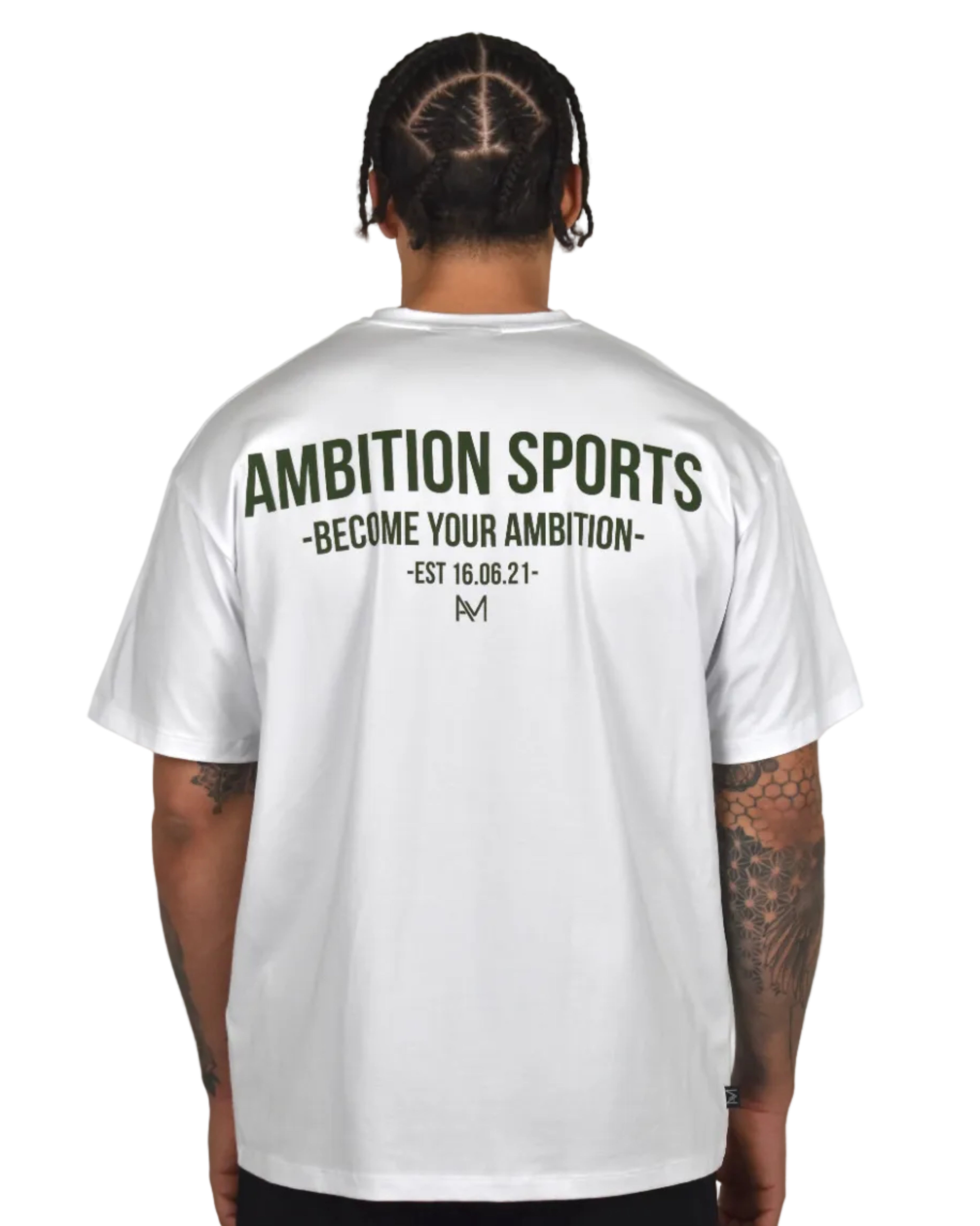 Evolve T-Shirt - Olive / White