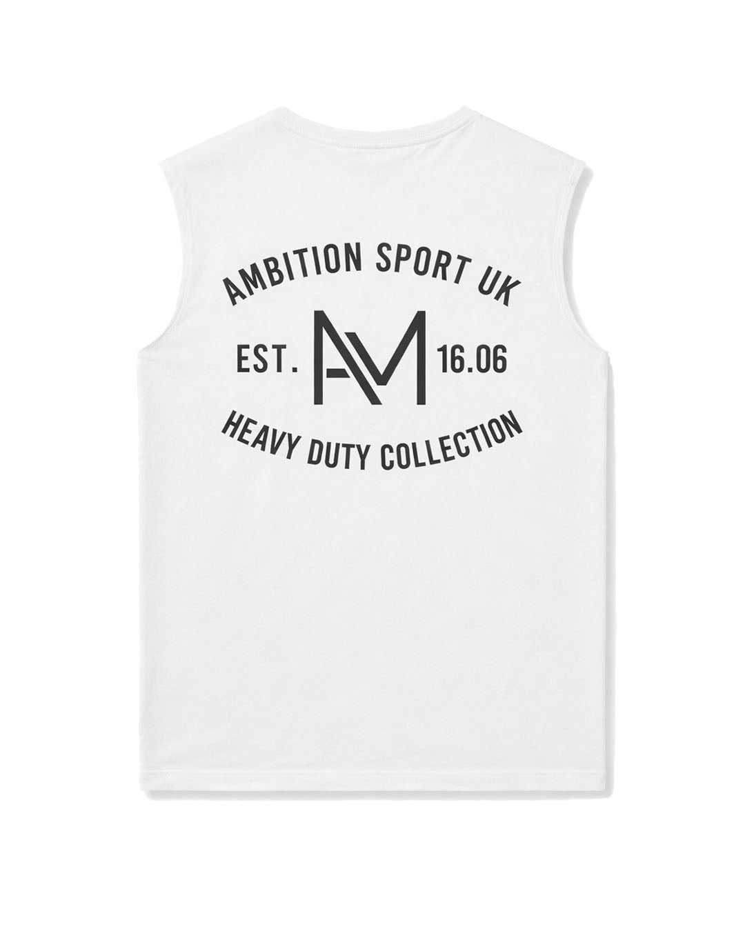 Oversized Tank - White / Black