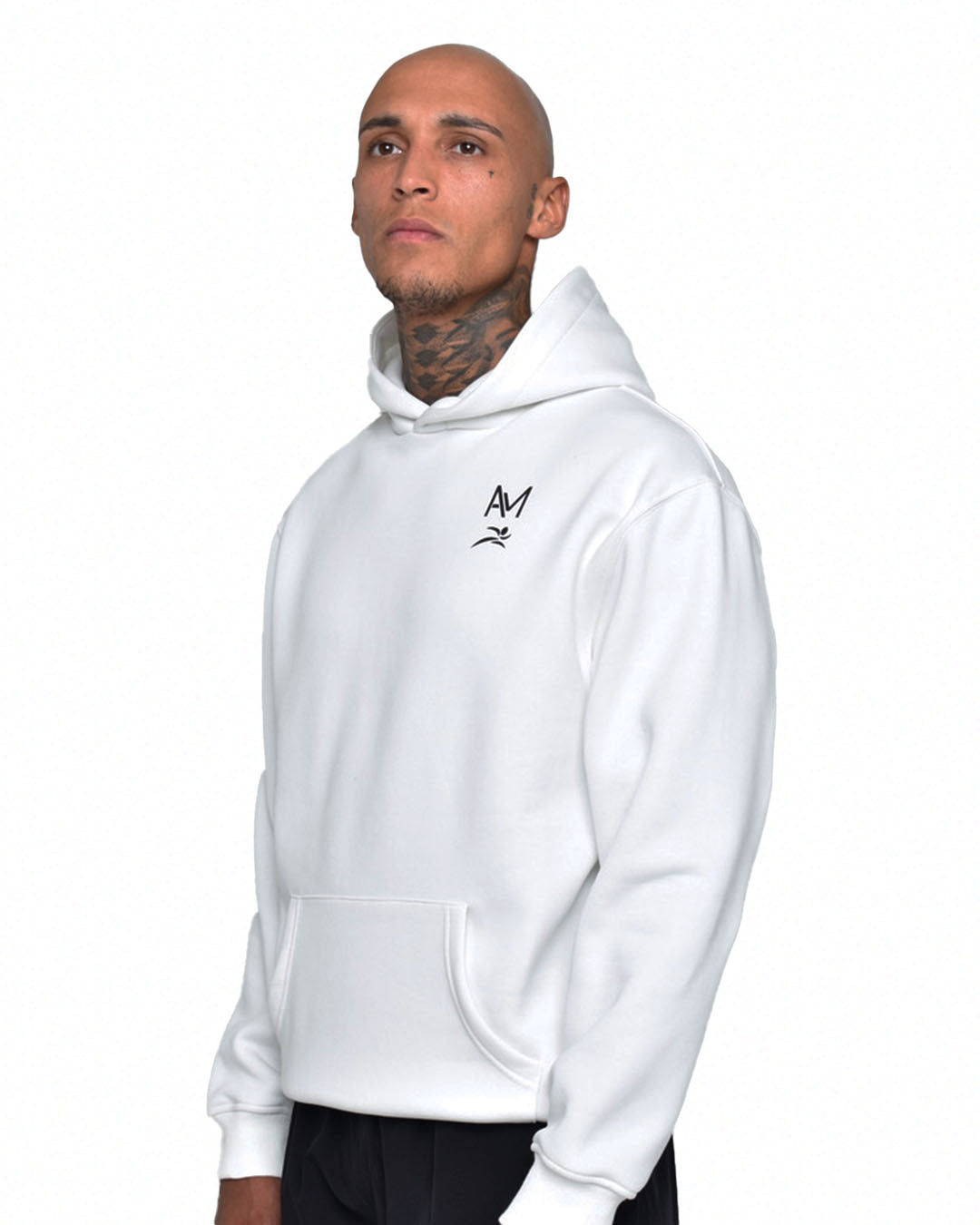 Ambition x Fitbox Hoodie - White Smoke