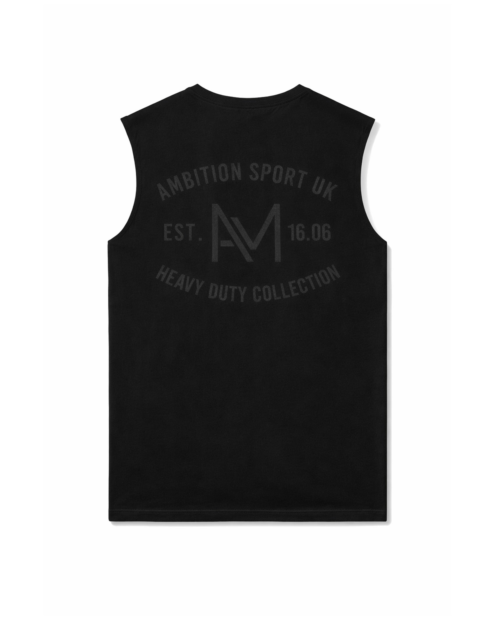 Oversized Tank - Black / Black