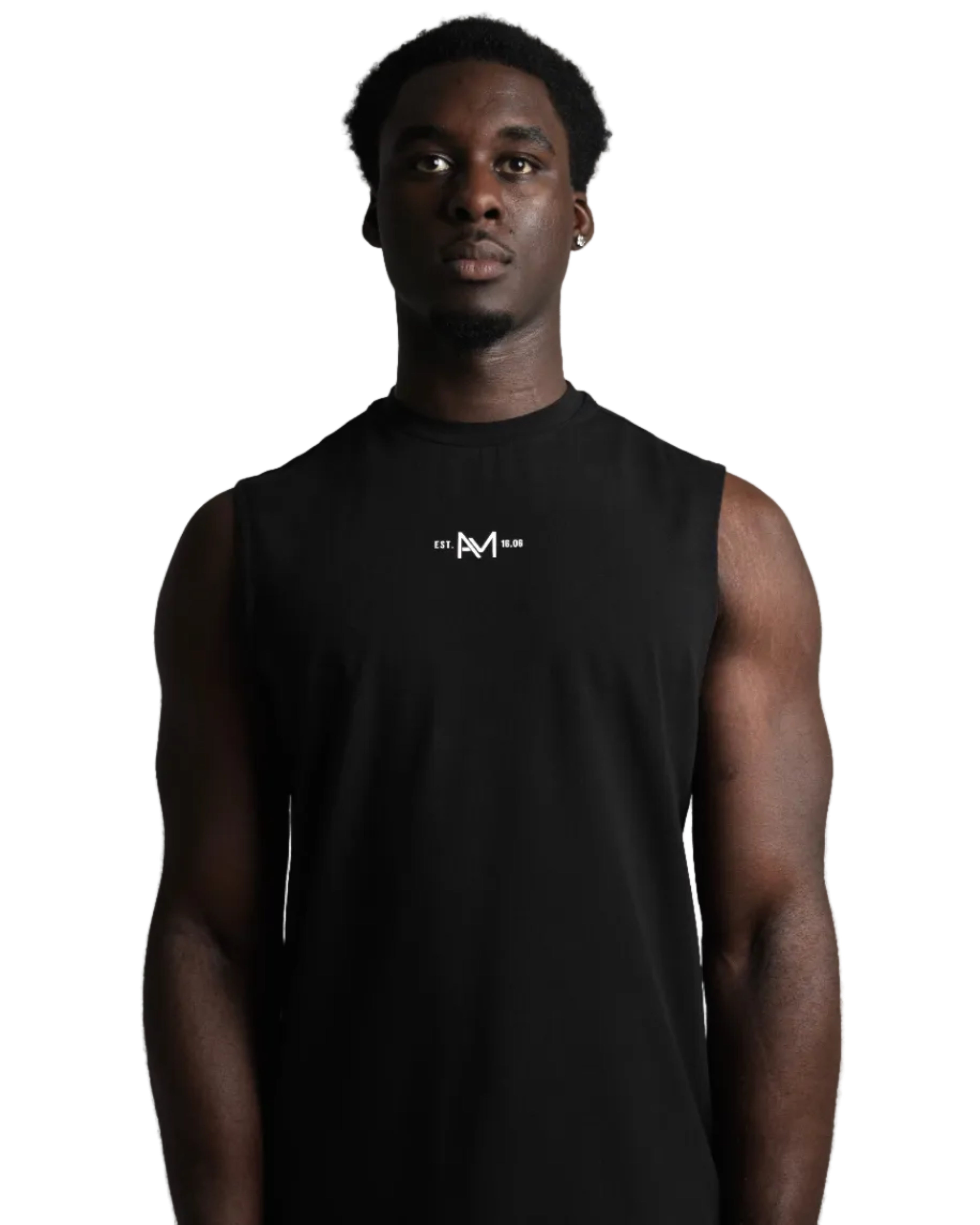 Oversized Tank - Black / White