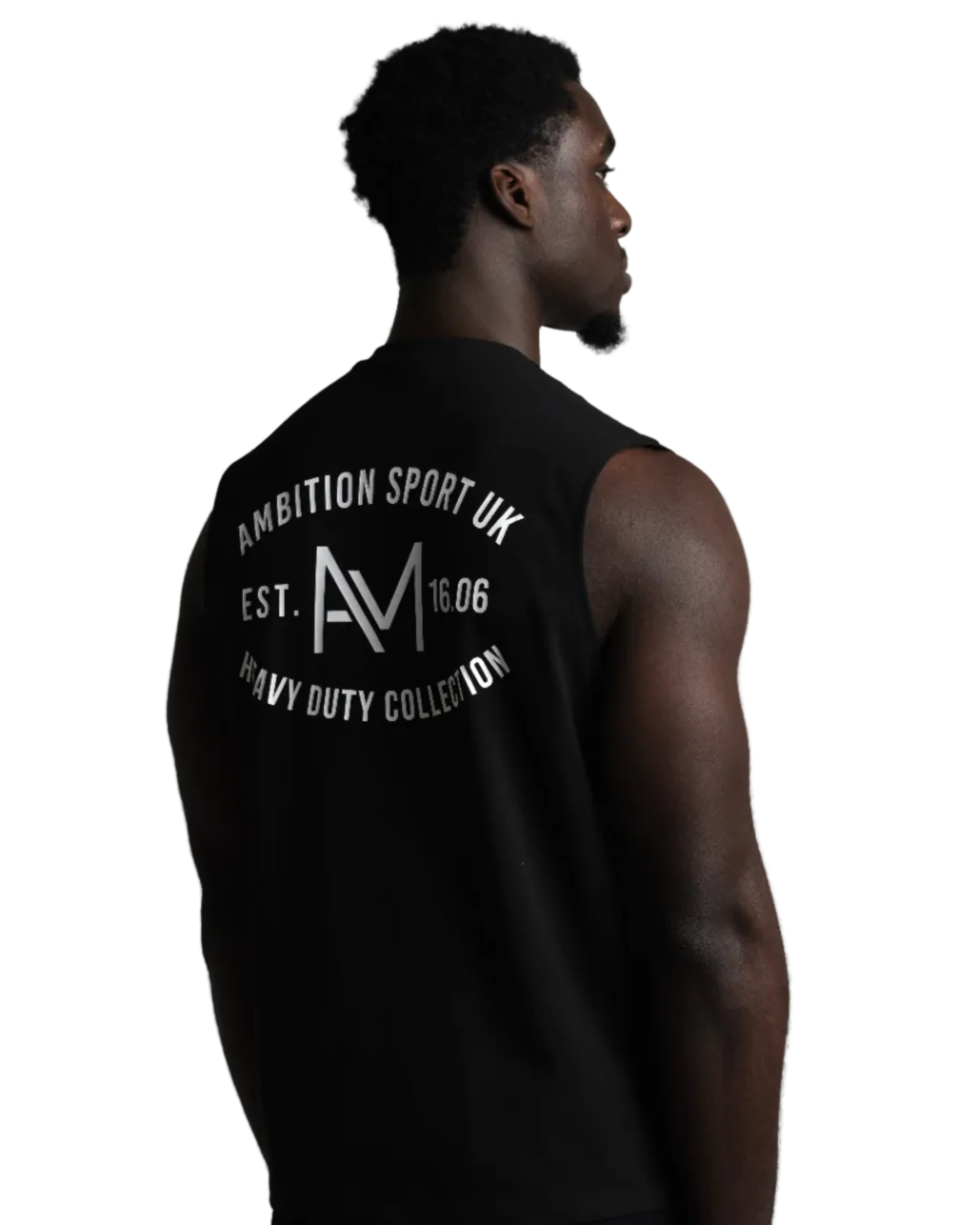 Oversized Tank - Black / White