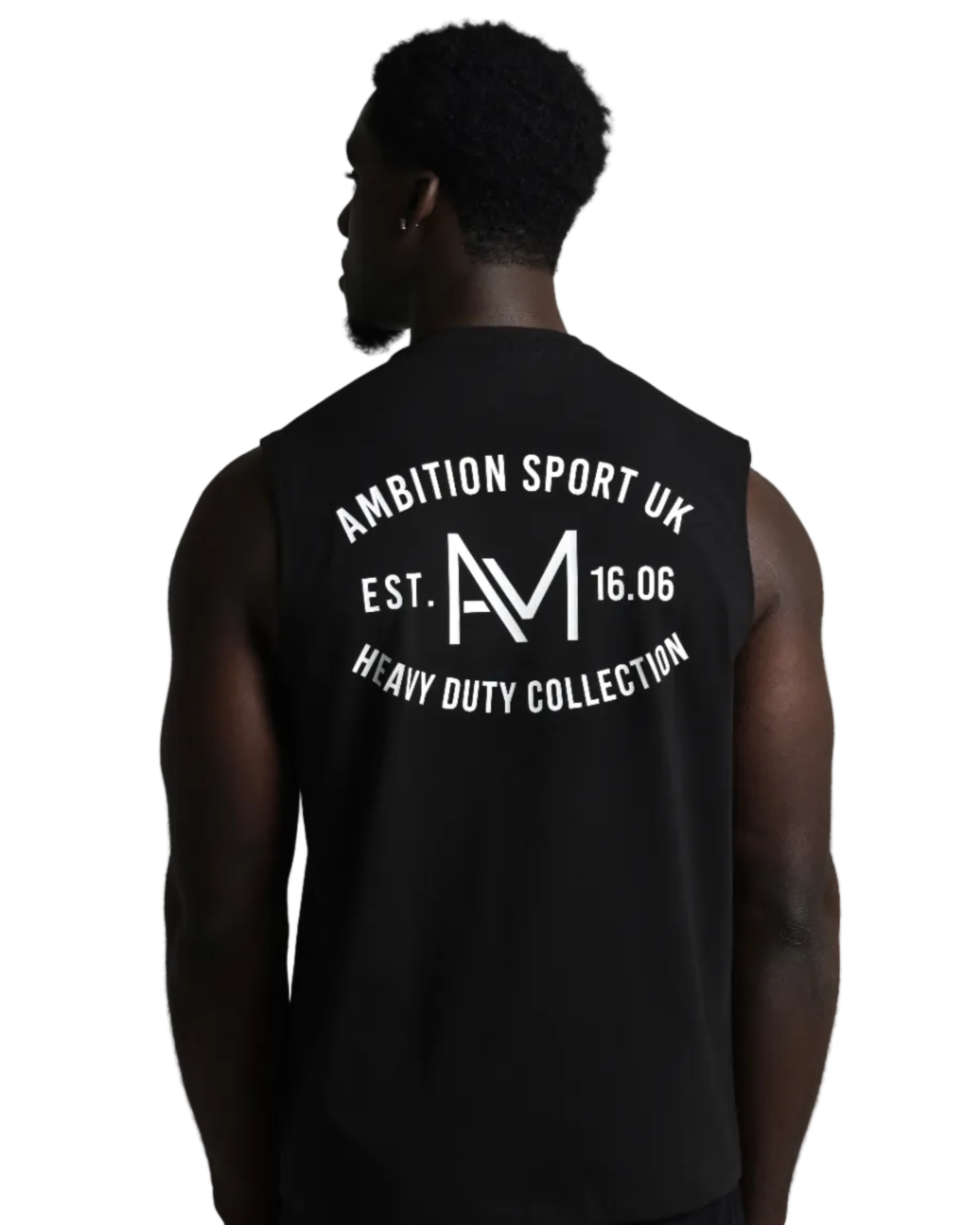 Oversized Tank - Black / White