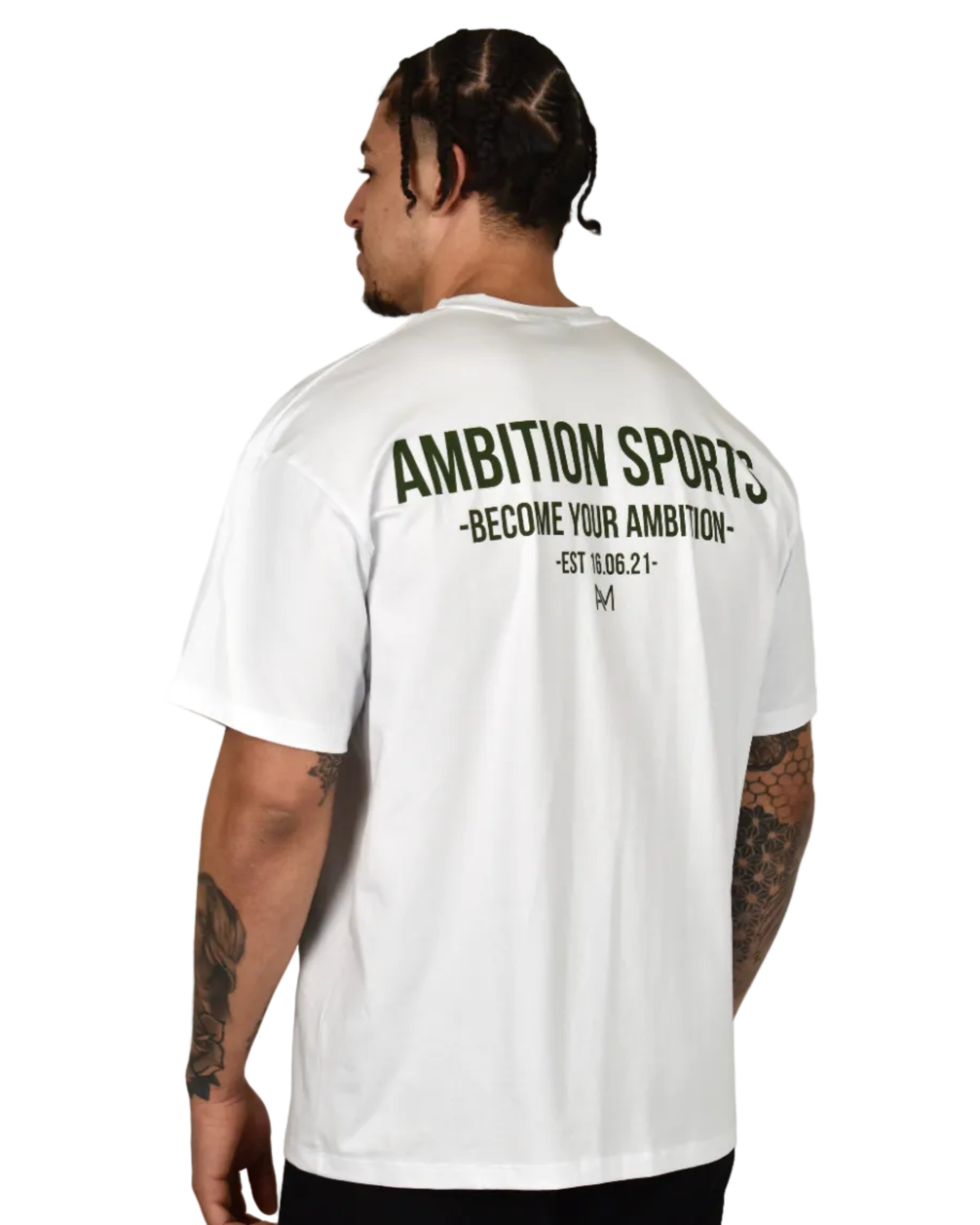 Evolve T-Shirt - Olive / White