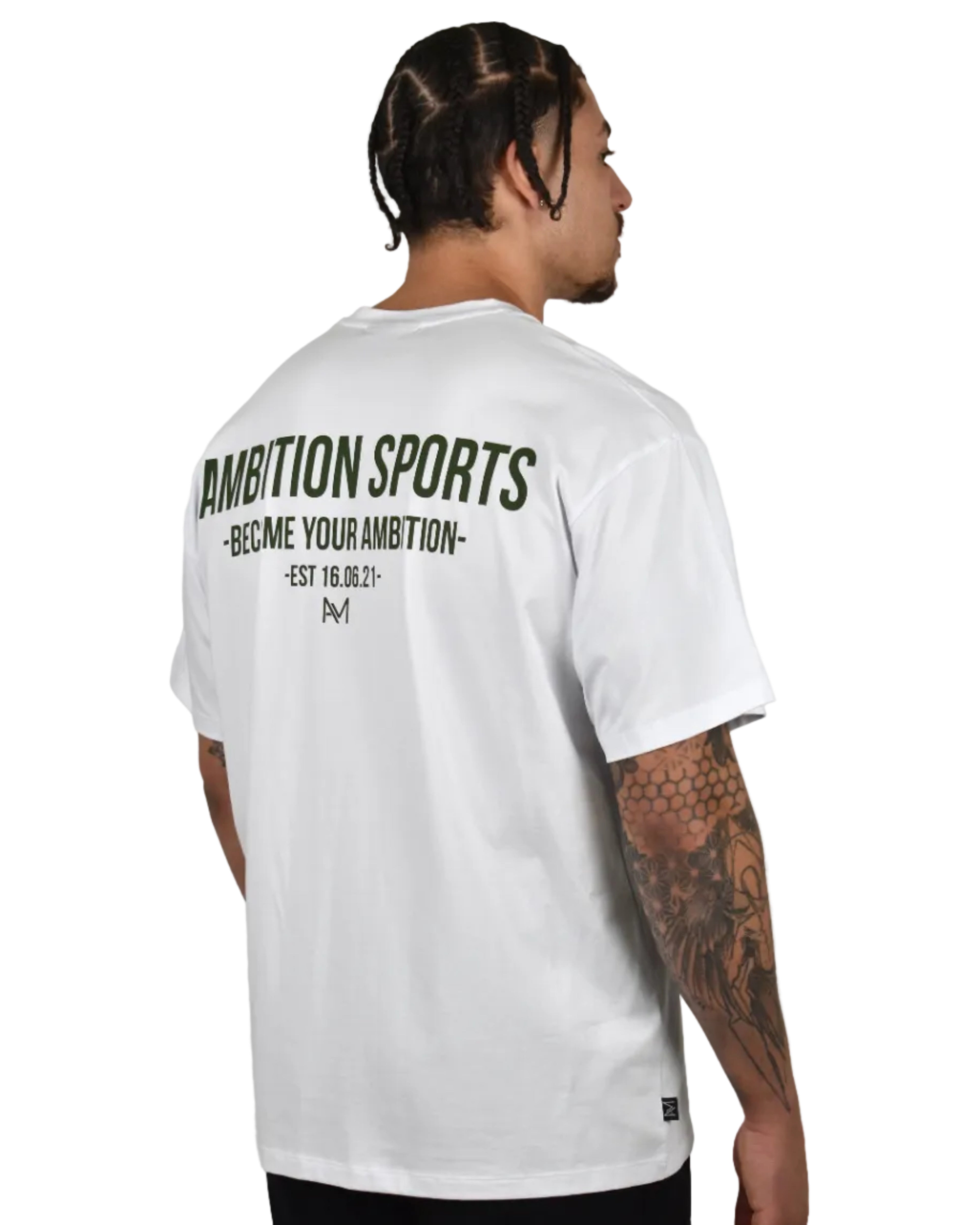 Evolve T-Shirt - Olive / White