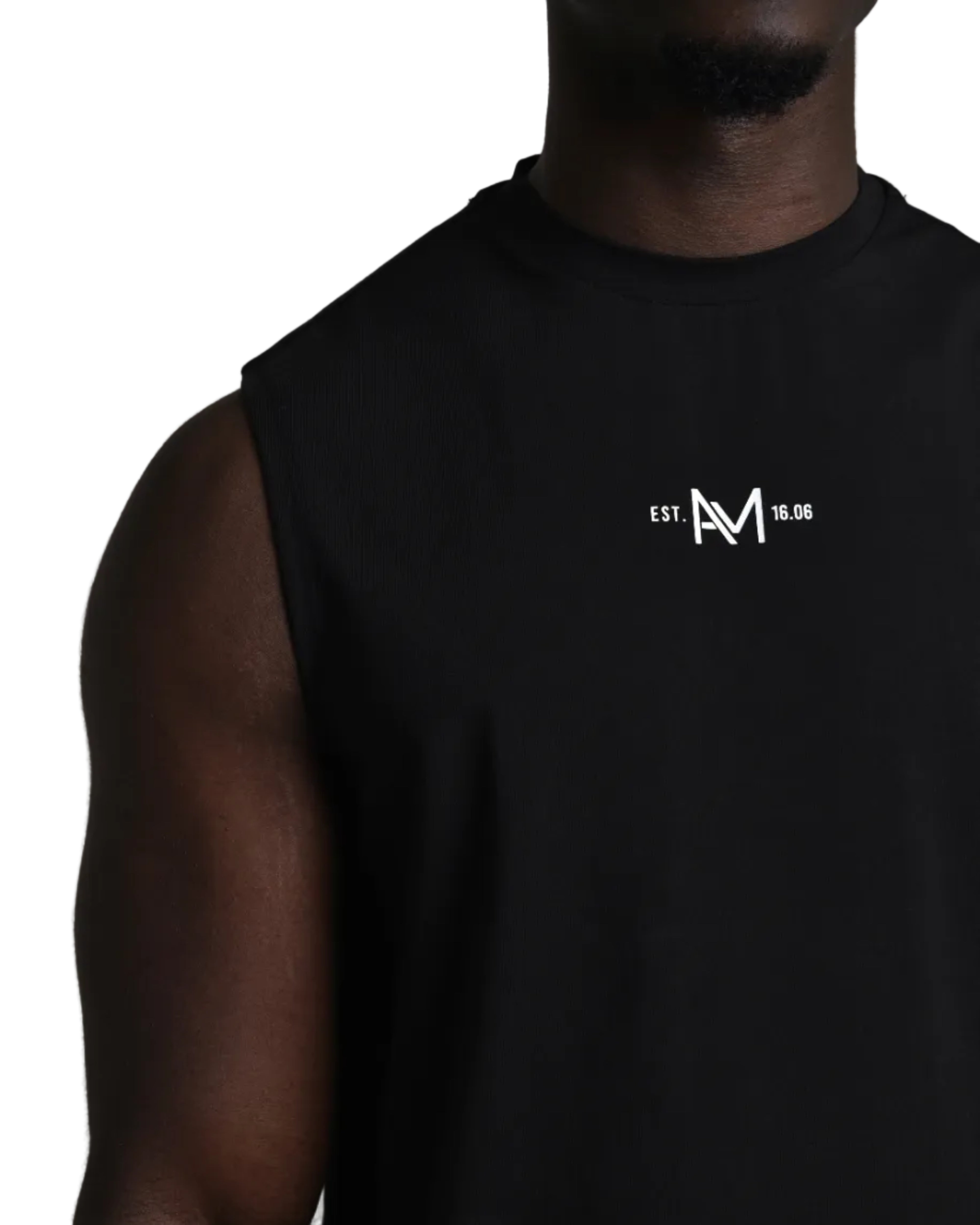 Oversized Tank - Black / White