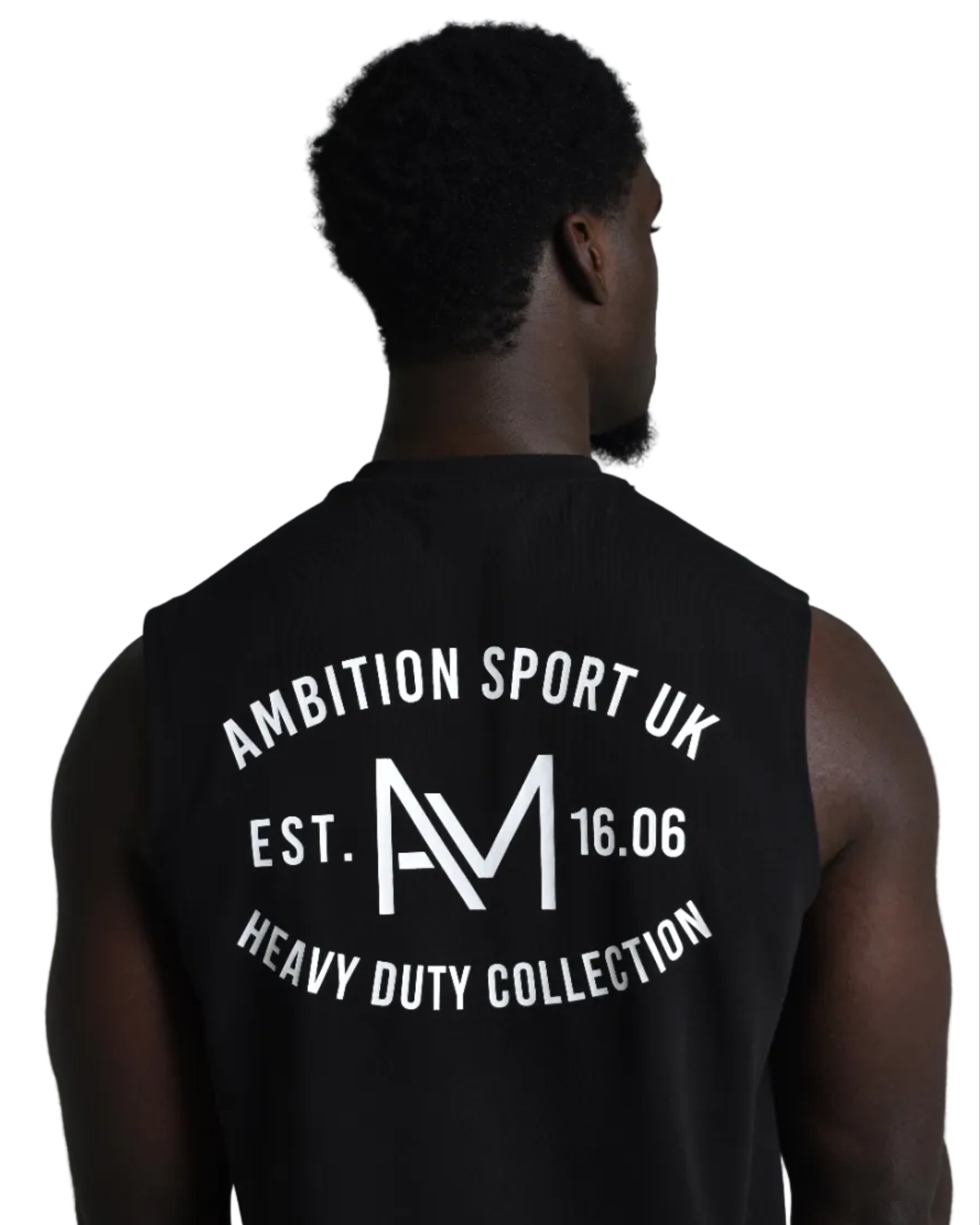 Oversized Tank - Black / White