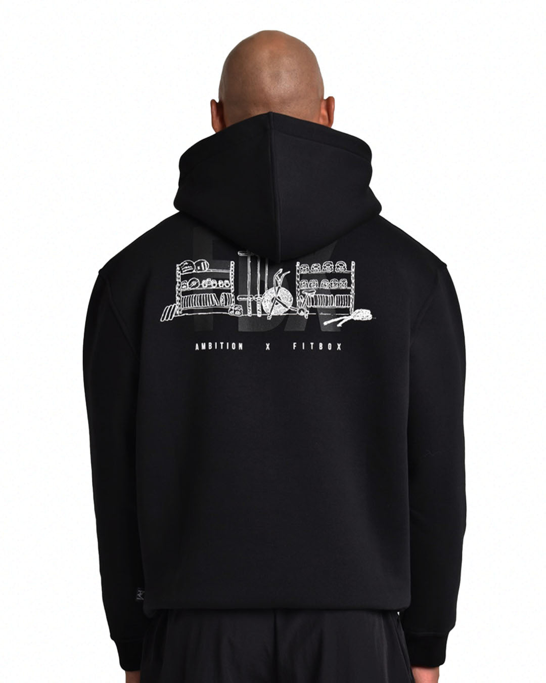 Ambition x Fitbox Hoodie - Black