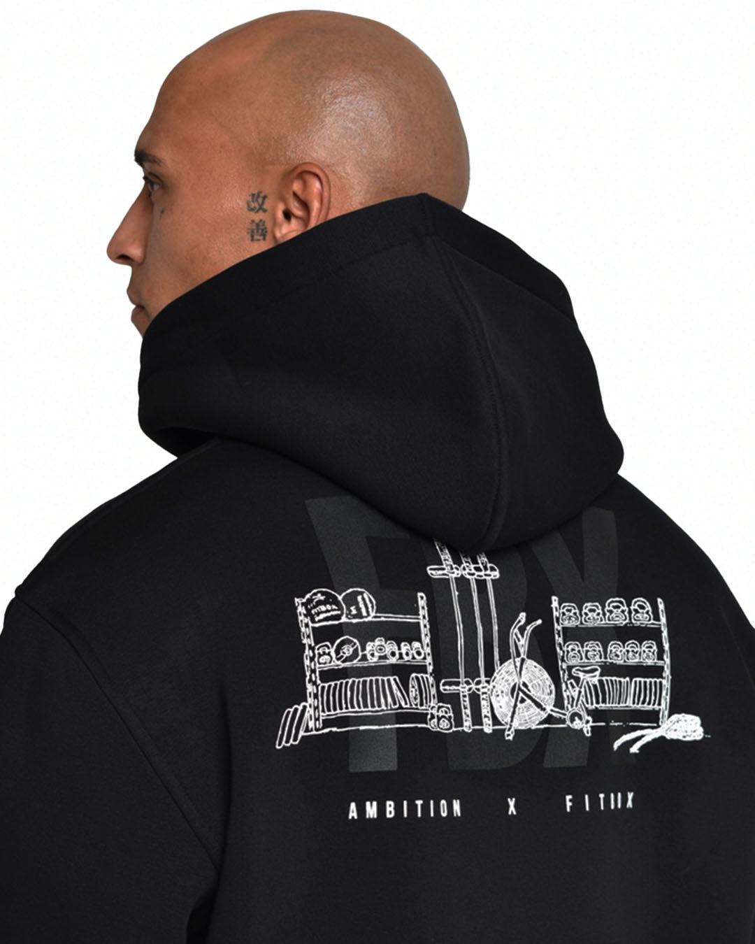 Ambition x Fitbox Hoodie - Black