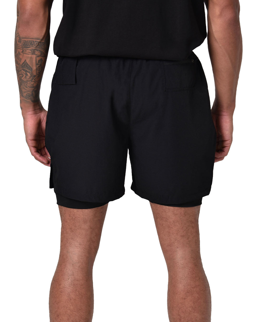 Impact Tech Shorts - Black / Black / White