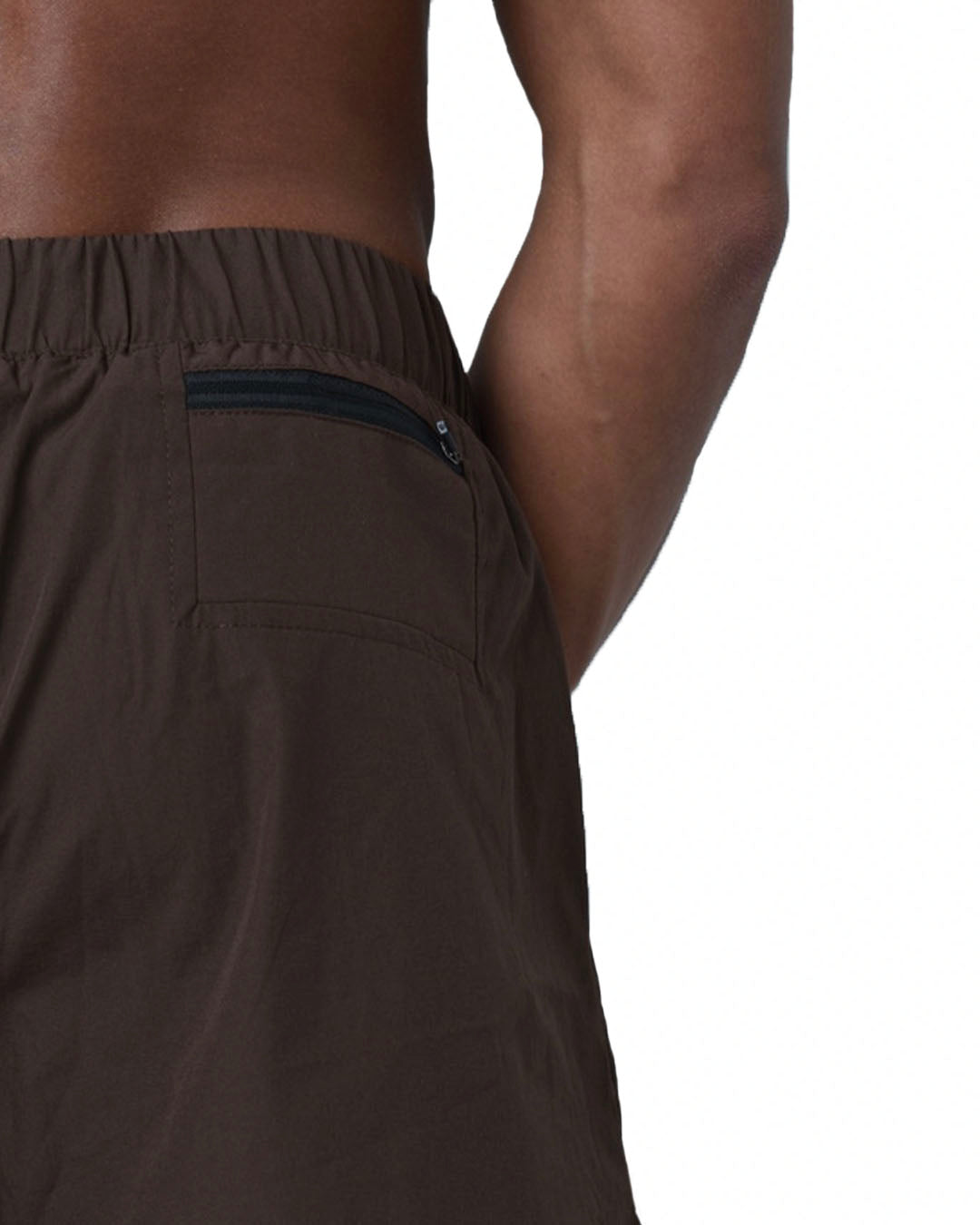 Impact Tech Shorts - Mocha / White / White