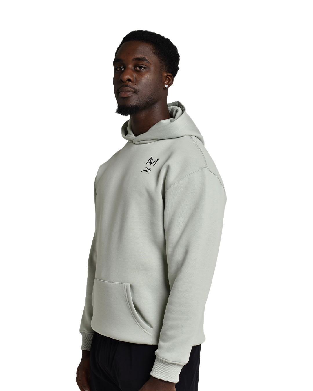 Ambition x Fitbox Hoodie - Ash Grey
