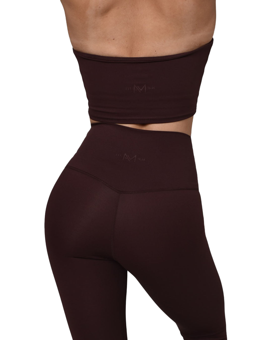 AeroFlex Halterneck Sports Bra - Rosewood