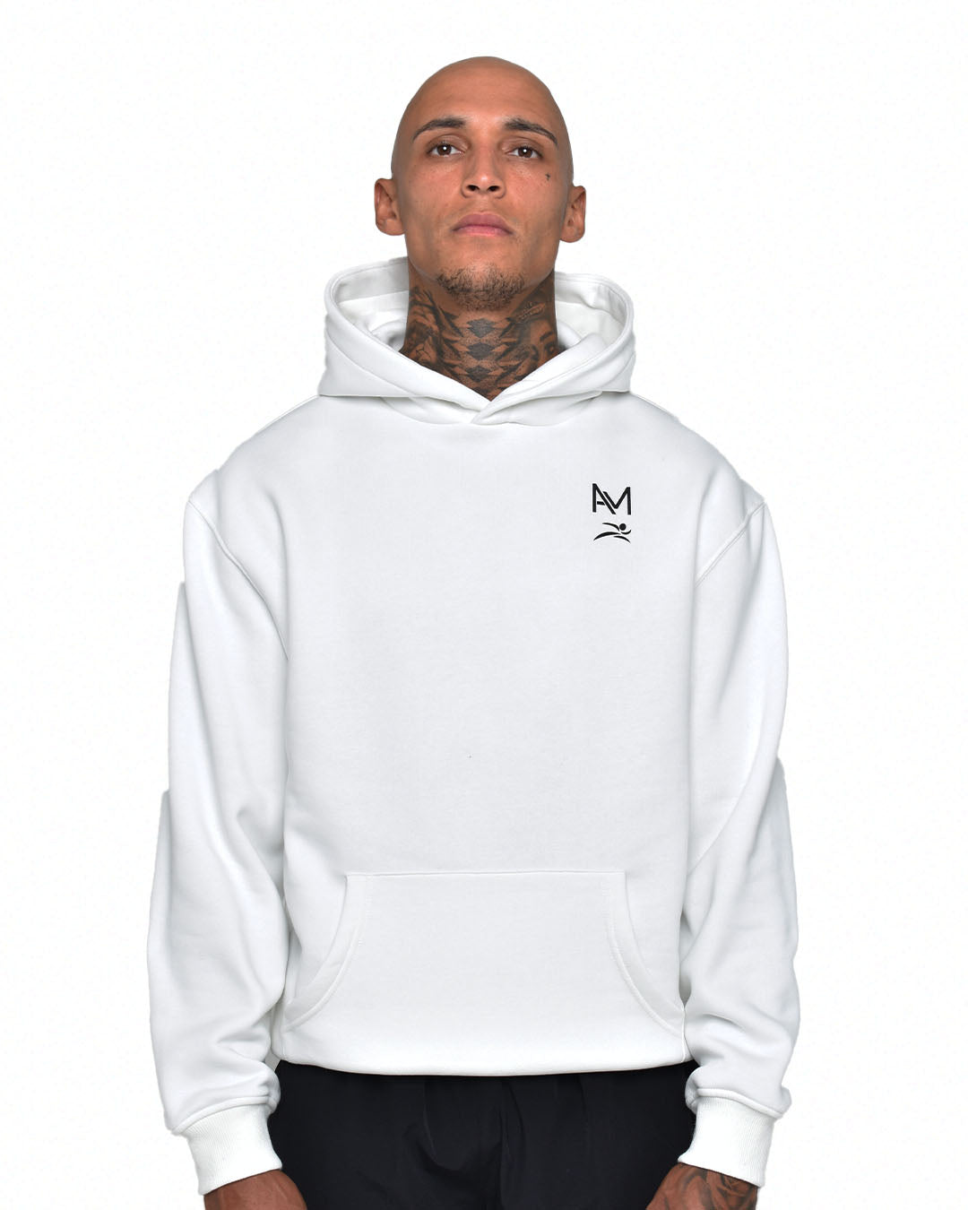 Ambition x Fitbox Hoodie - White Smoke